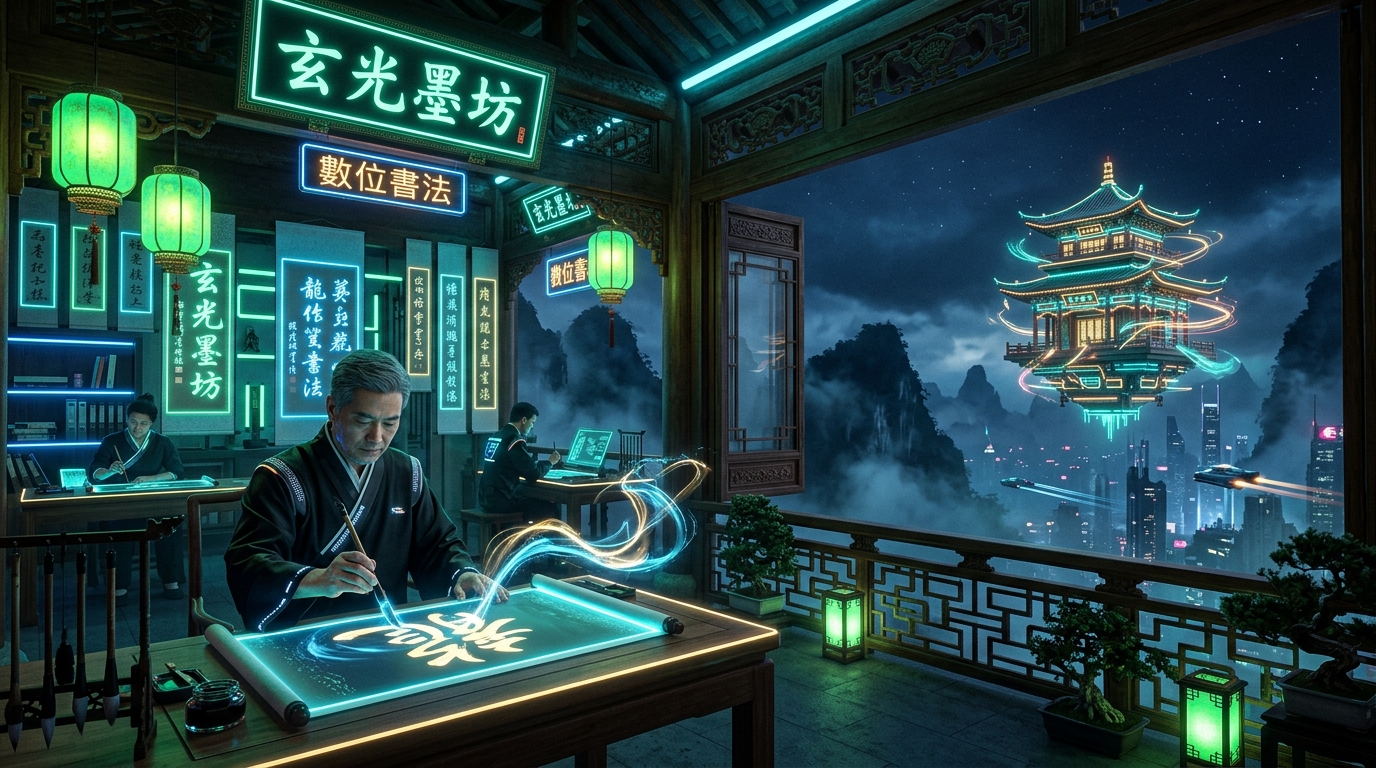 Cyber Zen Calligraphy Studio